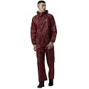 Wildcraft Men Rain Jacket | Hooded Waterproof Design With Adjustable Drawstring &amp; Elasticated Cuffs | 100% Polyester Breathable Fabric For Monsoon Travel &amp; Daily Wear