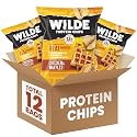 WILDE Chicken &amp; Waffles Protein Chips, 12g Protein, 1.34 oz, Pack of 12