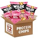 WILDE Himalayan Pink Salt Protein Chips, 12g Protein, 1.34 oz, Pack of 12