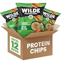 WILDE Spicy Queso Protein Chips, 12g Protein, 1.34 oz Bags, Pack of 12