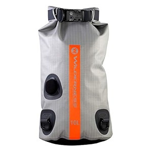 wilderness systems waterproof xpel dry bag with valve - 10l - converts to cooler