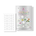 WILDGLOW Korean Hydrocolloid Overnight Acne Pimple Patch | Heal Pimples, Absorbs Pus-Oil, Reduces Redness | Enriched with 2% Salicylic Acid, Tea Tree Oil & Glycolic Acid | All Skin Types | 36 Patches