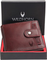 WILDHORN Men Casual Brown Genuine Leather Wallet