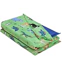 Wildkin Cotton Rest Mat Cover for Boys, Wild Animals