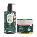 WILDLY PURE Anti Dandruff Shampoo &amp; Hair Mask | Visible Reduction in Hairfall &amp; Dandruff | Plant Keratin &amp; 12 Essential Oils | SLS Free| Hair care Kit for Men &amp; Women | Pack of 2 [Calm Preserve Combo]