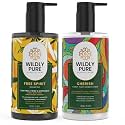 Wildly Pure Natural Curly Shampoo &amp; Conditioner Combo for dry and frizzy hair | With Biomolecule containing Omega 3,6 &amp; 9 | Curl Defination | Improves Curl Health &amp; Vibrancy | Frizz Control | Detangle &amp; Moistu