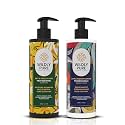 WILDLY PURE Shampoo & Conditioner Combo for Dry & Frizzy Hair | Acacia Senegal Gum, Biolipid Complex & Phospholipids | 66% Decrease in Frizz in One wash | 72 Hours Deep Conditioning Effect | Sulphate & Paraben