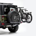 WILDROAD 2-Bike Hitch Rack, 180 lbs, Tilting &amp; Foldable, Fits 2"