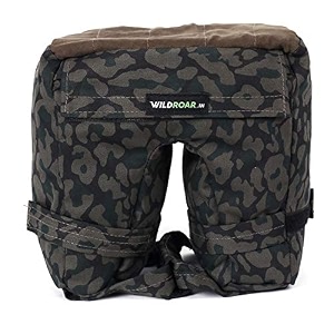 cotton bean bag-green camo- for wildlife photography-empty