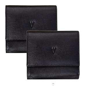 WILDVIBEZ Black red Leather Women Wallet
