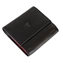 WILDVIBEZ Black amp red Leather Women Wallet