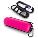 Wilken Electric Toothbrush Case | Universal Travel Case | Compatible with Oral B Pro, Phillips Sonicare and More | (Pink)
