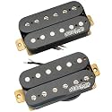 Wilkinson Vintage Classic Alnico 5 Overwound Open Style Humbucker Pickups Set for Electric Guitar, Black