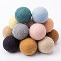 WILLBOND 10 Pcs Wool Dryer Balls Bulk 3 Inch Laundry Reusable Colored Anti Static Wool Balls Natural No Lint Fabric Softener Dryer Sheets Replaces for Reducing Wrinkles Save Drying Time(Morandi)