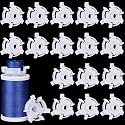 WILLBOND 25 Pieces Bobbin Holder Sewing Clips Tool for Spools of Thread