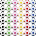 WILLBOND 36 Pcs Traditional Soccer Balls Bulk Size 2, 3, 4, 5