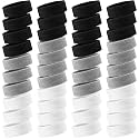 WILLBOND 42 Pcs Sports Sweatbands Sweat Headband for Kids Colorful Basketball Sweatband Cotton Terry Cloth Headband for Youth Athletic Soccer Brace Yoga Outdoor Activities