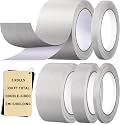 WILLBOND 5 Pcs Faraday Fabric Tape Double Conductive Cloth EMI, Gray