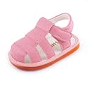 WILLFUN Baby Boy Girl Summer Infant Squeaky Sandals Premium Rubber Sole Closed-Toe Non-Slip Shoes Toddler First Walkers