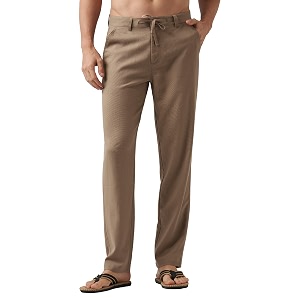 Willit Mens Linen Pants Casual Lightweight Drawstring