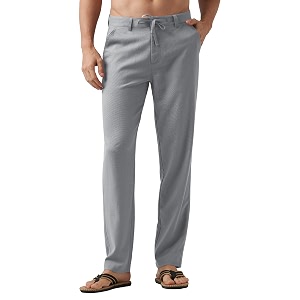 Willit Mens Linen Pants Casual Lightweight Drawstring
