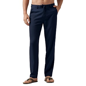 Willit Mens Linen Pants Casual Lightweight Drawstring