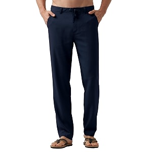 Willit Mens Linen Pants Casual Lightweight Drawstring