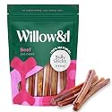 Willow&amp;I Bully Sticks for Dogs, 6-Inch, 6 Pack, for Small and Medium Dogs