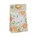 Willowbrook | Fresh Scents Scented Sachet Packet | Orange &amp; Honey | Air Freshener Bags for Drawers, Closets, Cars | 3 Pack | Long Lasting Home Fragrance