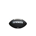 WILSON Sporting Goods NFL Dallas Cowboys Team Logo Football, Black, Mini Size (Pack of 6)