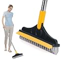 Wilton Green Bathroom Cleaning Brush with Wiper, 2 in 1 Tiles Cleaning Brush, Floor Scrub, Bathroom Brush with Long Handle, 120° Rotate, Home Kitchen Donut Pan