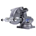 Wilton Tradesman Bench Vise, 6-1/2" Jaw (Width 6", Max Opening 4") Throat (Model 1765), Gray