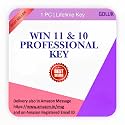 Win 10/11 Pro Online License Key (1 Users/PC, Lifetime Validity) 32/64 Bit| Online Updates & Reinstallations | Email delivery