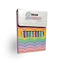 WIN Summer Ball Pens | 10 Blue Ink Pens | Pastel Colors | Smooth Writing | 0.7 mm Tip | Students &amp; Professionals Stationery | Comfortable Grip | Ideal for School, Office &amp; Busines Use