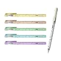 WIN Summer Ball | 20 Pen (10 Blue Ink &amp; 10 Black Ink) | Cute Printed Design | 0.7 mm Diamond Cut Tip | Pen for Students | Smooth Writing | Elastro Grip | School and Office Stationery