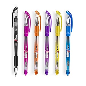 win x-ten ball pens  pack of 30 pens 20 blue ink amp 10 black ink  elasto grip for comfortable writing  07 mm tip smooth flow of ink  long lasting pens ideal for students  perfect pens for exams