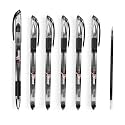 WIN X-Ten Ball Pens | 20 Black Ink Pens &amp; 10 Refills | 0.7 mm Tip | Pens for Writing | Stationery Set | Ball Pens for Students | Long Lasting Pens for Exams | School &amp; Office Uses