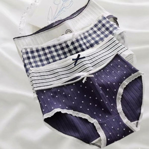 Wincly Fashion Women Hipster White Dark Blue
