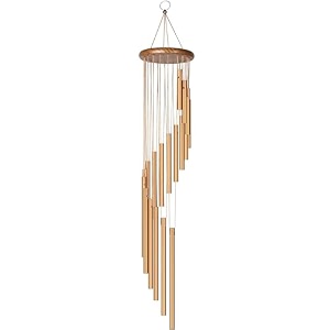 wind chimes for outside wind chimes outdoor deep tone with metal tubes and hook memorial home outdoor decor for garden patio yard wind chime 15 tube
