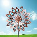 Wind Spinners for Outdoor Yard Decor, 360 Degrees Swivel Large Outdoor Metal Wind Spinner, 76" Wind Sculptures Garden Decor for Patio Lawn Yard