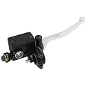 Windance 22mm 7/8inch M10 Motorcycle Handlebar Brake Lever Pump with 10mm Mirror Hole Front Right Hand Brake Master Cylinder Clutch Compatible with Yamaha Suzuki Honda Kawasaki (Right Hand)
