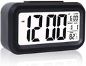 WINDBUZZ Digital Black Clock