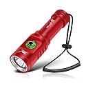 WINDFIRE TS08 Scuba Dive Light Rechargeable, Underwater Diving Flashlight