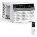 Window Air Conditioner, 6000 BTU Window AC, Cools up to 269 Sq. Ft, Optional WiFi Control, 3 Fan Speeds, 115V/60Hz, Quiet Performance, Easy Mechanical Controls