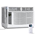 Window Air Conditioner, 6000 BTU Window AC Unit, Cool Rooms up to 375 Sq.Ft., Eco &amp; Sleep Modes, 24H Timer, Energy Saving, 52dB Quiet, Perfect for Bedroom, Apartment, Living Room, Office