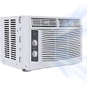 Window Air Conditioner, 5,000 BTU Air Conditioner for 250 Sq. Ft, Dehumidifying & Fan, Quiet Operation and Easy Installation, Remote Control for Home & Office, without WIFI
