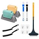 Window Cleaning Combo Kit – 7 PCS Groove Brush Set + Mosquito Net Mesh Cleaner | Window Track, Door Gap, Jali Cleaner | Wet & Dry Use | Complete Home Window Care Kit (Multicolor)