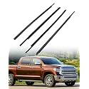 Window Trim Seal, Fits 07-19 Toyota Tundra CrewMax, Door Weather Stripping