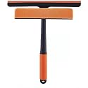 Window Net Cleaning Brush, Glass Cleaning Wiper for Windows 3 in 1 Cleaning Brush with Wiper, Mesh Cleaner Brush for Window Rod Glass Wiper Cleaning Brush