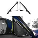 Car Window A Pillar Speaker Decals for 2018-2022 Honda Accord 10th Gen Accessories ABS Carbon Fiber Stickers